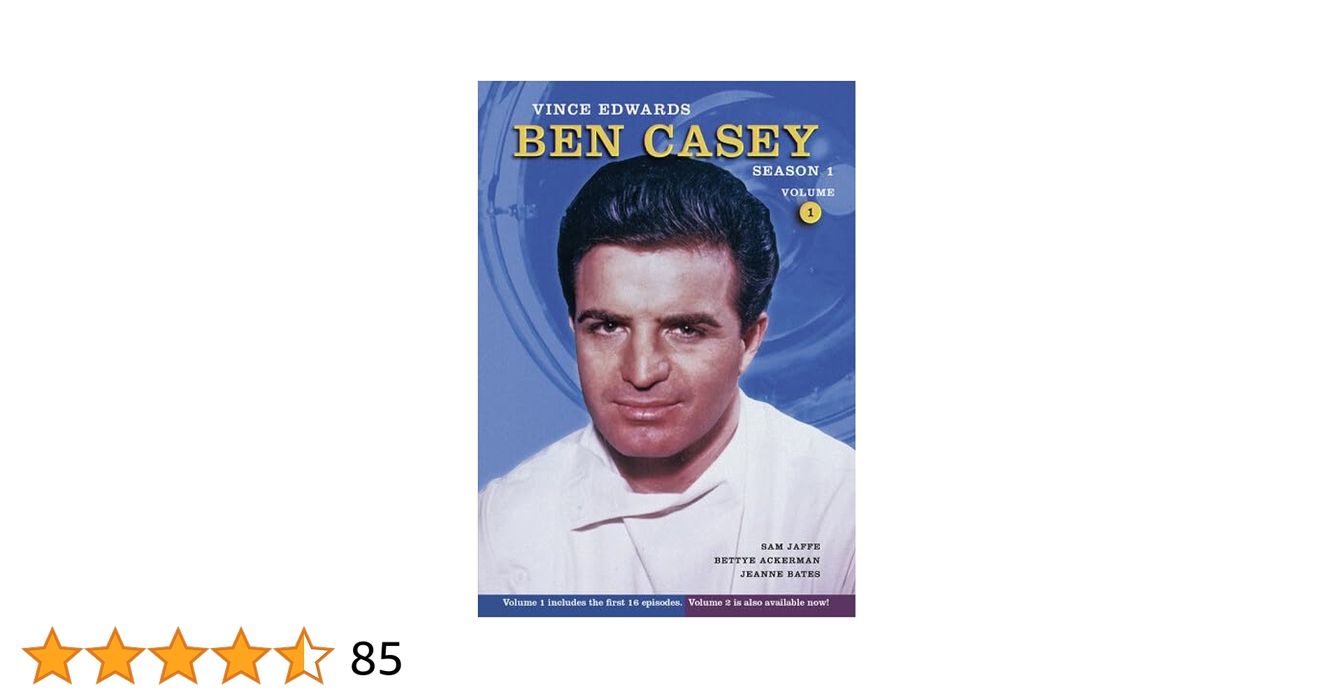 BEN CASEY ベンケーシー　DVD 1-9 Amazon.co.jp: ベン・ケーシー DVD(9枚組)vol.1 : ヴィンセント